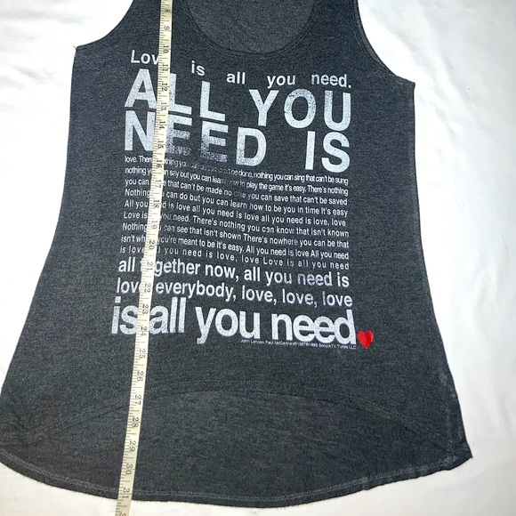 The Beatles All You Need Is Love tank top - Picture 4 of 9